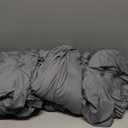 Peryiter 3 Pcs Slipcover Set for Couch Furniture Covers for Sofa Loveseat Couch Arm Chair, Form Fit Stretch, Wrinkle Free, Furniture Protector(Light Gray,Milk Silk Spandex)