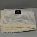 Waterproof Pet Blanket, Liquid Pee Proof Dog Blanket for Sofa Bed Couch, Reversible Sherpa Fleece Furniture Protector Cover for Small Medium Large Dogs Cats, Grey Beige Small 40" x 28"