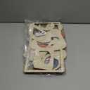 Pigort 3 Pcs Wooden Abstract Wall Art Mid Century Modern Wall Art Modern Elegance Wall Decor Geometric Home Decoration for Living Room Office 9.2x15.7inch