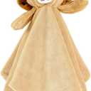 CREVENT Cozy Plush Baby Security Blanket, Loveys for Baby Girls and Boys, Birthday (Dog + Lion)