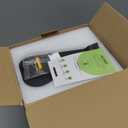 Socket Fan Light with Remote- Black- Dimmable LED Bulb- Screw in Ceiling Fan in Light Socket- for Bathroom Bedroom Kitchen Laundry