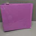 3 Inch Binder 3 Ring Binders Purple, Slant D-Ring 3 Clear View Cover with 2 Inside Pockets, Heavy Duty Colored School Supplies Office and Home Binders  by Enday
