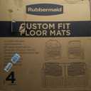 Rubbermaid Car Mats for Ford F-150 20152026 & F-150 Lightning 20222025 Super Crew Cab (No Fold Flat Storage) | Custom Fit All Weather Floor Mat Heavy Duty Car Mat