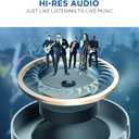 1MORE Triple Driver in-Ear Earphones Hi-Res Headphones with High Resolution, Bass Driven Sound, MEMS Mic, in-Line Remote, High Fidelity for Smartphones/PC/Tablet - Gold