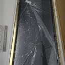 Delma Full Length Mirror,Large Floor Mirror with Aluminum Frame for Bedroom, Bathroom, Living Room,Wall Mount or Freestanding Design(with Stand,Rect 56x15-Gold)