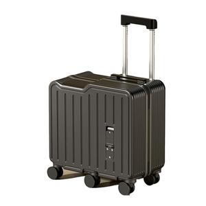 BOJUEGZI 20" Ride-On Suitcase for Kids, Kids Luggage with Spinner Wheels for Boys Girls Ride on Toddler Luggage Travel Rolling Ride on Suitcase(Black)