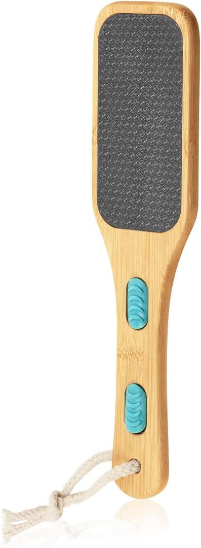 Glass Foot File for Callus Removal, Foot Scrubber for Dead Skin, for Smooth, Silky Feet, with Anti-Slip Handle