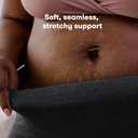 Frida Mom Postpartum Underwear, Disposable Boyshort Panties, Seamless, Stretch Support, New Mom Essentials (One Size, Black)