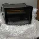 1.1 Cu Ft Mini Freezer Display Freezer with LED Light 2 Removable Shelves 7 Temperature Settings -8F to 14F Perfect for Liquor and Ice Cream