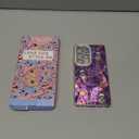 Toycamp for Samsung Galaxy S25 Ultra Case - Compatible with Magsafe Aesthetic Cute Holographic Galaxy S25 Ultra Case with Diamond Bling Lens Protector Cover for Women Girls, Skull Flower