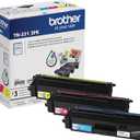 Brother Genuine Standard-Yield Color Toner Cartridge Three Pack TN331 3PK -Includes one Cartridge Each of Cyan, Magenta & Yellow Toner