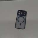 Designed for iPhone 17 Pro Case, Compatible with MagSafe, [Camera Protection] [15FT Military Drop Protection] Shockproof Translucent Matte Anti-Slip Phone Case, 6.3", Deep Blue