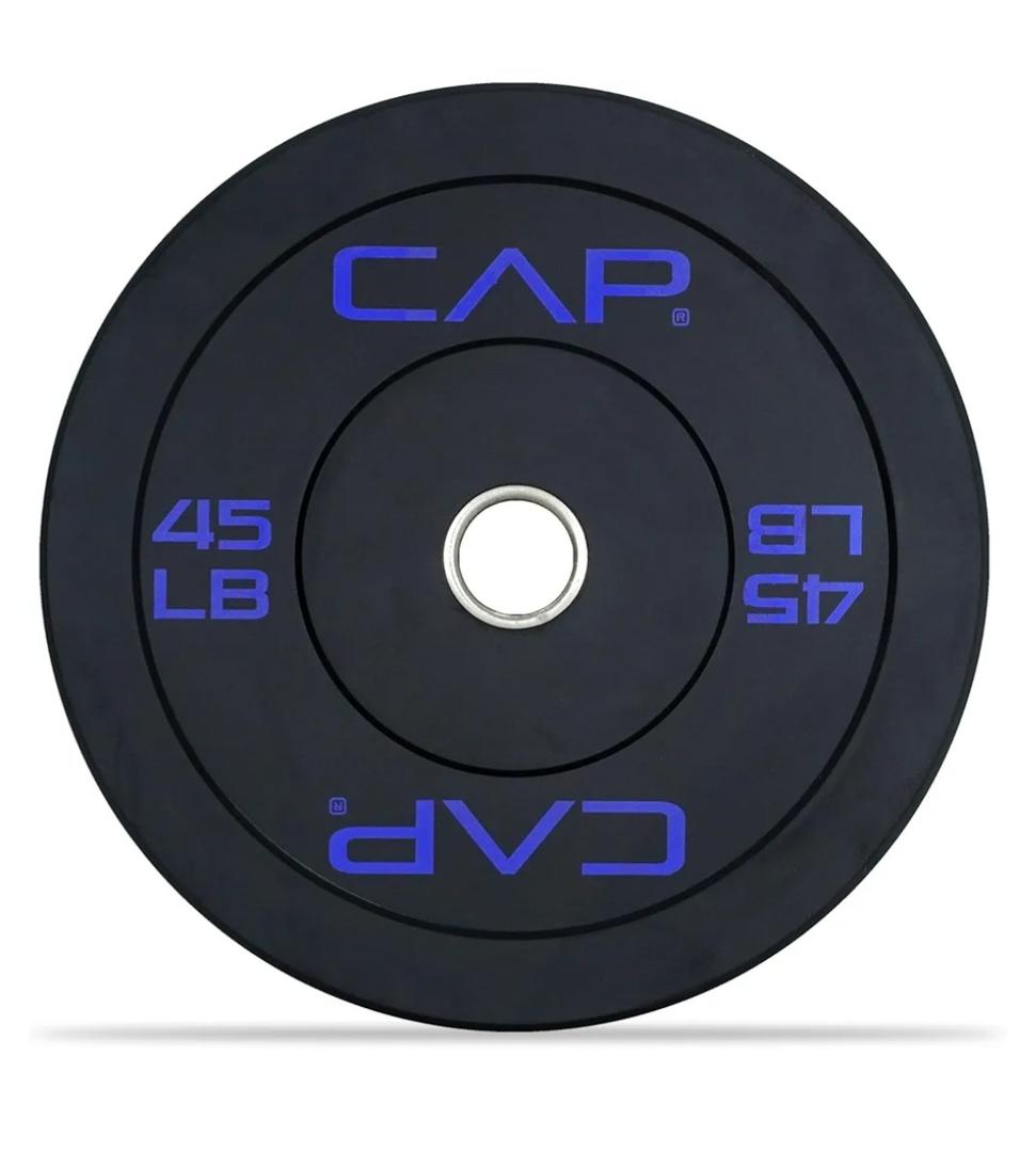 CAP Barbell Olympic Rubber Bumper 45 lb Plate