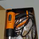 SEEKONE Heat Gun 1800W Heavy Duty Fast Heat Hot Air Gun Kit with 752&1112400-600 Dual-Temperature Settings and 4 Nozzles with Overheat Protection for Crafts, Shrinking PVC, Stripping Paint