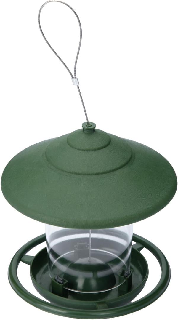 Bird Feeders for Outdoors, Large Capacity Automatic Birdfeeders Rainproof with Lanyard, Window Bird Feeder, Transparent Bird Accessories Food Dispenser for Patios Yards Parks