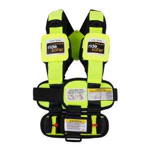 RideSafer Gen 5 - Extra Small (XS) Yellow, Lightweight, Compact, Portable Car Seat, 2+ Years; 26.540 lb - Perfect for Travel and Everyday Child Safety