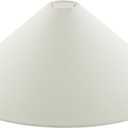 Aspen Creative 32074,Hardback Empire Transitional Spider Lamp Shade in Off-White Linen Fabric,3"Top x 20"Bottom x 11-1/2"Slant, 20" Width