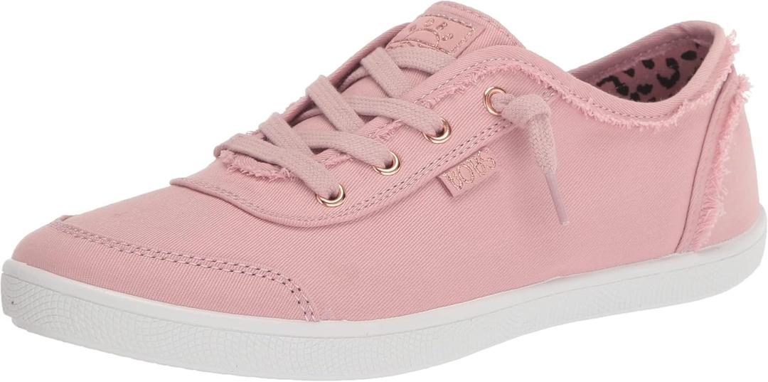 Skechers Women's Bobs B Cute Sneaker  Memory Foam, Flexible Outsole, Lightweight Vegan Shoes (7)