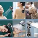 2025 Filtered Shower, Portable Shower with 3 Spray Modes, Adjustable On/Off Shower Head, with 150cm/1.5m Hose, Suitable for Aquarium and Animal Bathing and Rinsing