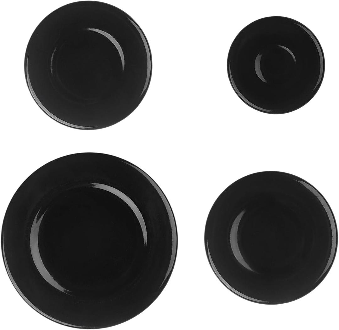 4-Piece set of gas stove burner cover,Upgraded gas stove burner cover kit for SABAF Stoves,Burner caps for gas stove,Oven Gas Hob Burner Crown Flame Cap Cover, Stove Handles Lid Kit