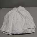 Wrap Around Dust Ruffle Bed Skirt - White - Twin/Twin XL Size Beds with 15 Inch Drop - Easy Fit Elastic Strap - Adjustable Pleated Bedskirt w/Brushed Fabric - Wrinkle Free - Women, Men, Kids & Teens