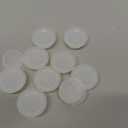 Healifty Piggy Bank Bottom Covers 20pcs Round Plugs Money Jar Stoppers PVC Material Easy to Install (4.20X4.20X0.80CM, White)