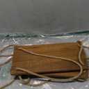 SAND MINE Wood Wall Hanging Shelf Set of 3, Rustic Rope Hanging Shelves, Floating Shelves for Living Room & Bedroom