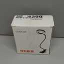 Woputne Desk Lamp Clip Light, 10 Dimmable Brightness 3 Light Modes Reading Light, Clamp Bedside Lamp for Painting, Craft, Study (Black) (Not Included Adapter)