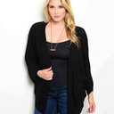 Black Cardigan XL