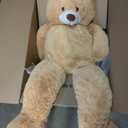 HollyHOME Big Teddy Bear, Large Bear Stuffed Animal, Gift for Kids, 36" Tan