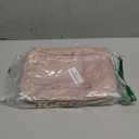 BAGSMART Toiletry Bag Travel Bag with Hanging Hook, Water-resistant Makeup Cosmetic Bag Travel Organizer for Accessories, Shampoo, Full-size Container, Toiletries (Baby Pink, Medium)