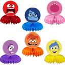 6Pack Set Inside Out Party supplies for kids Inside Out birthday party decoration