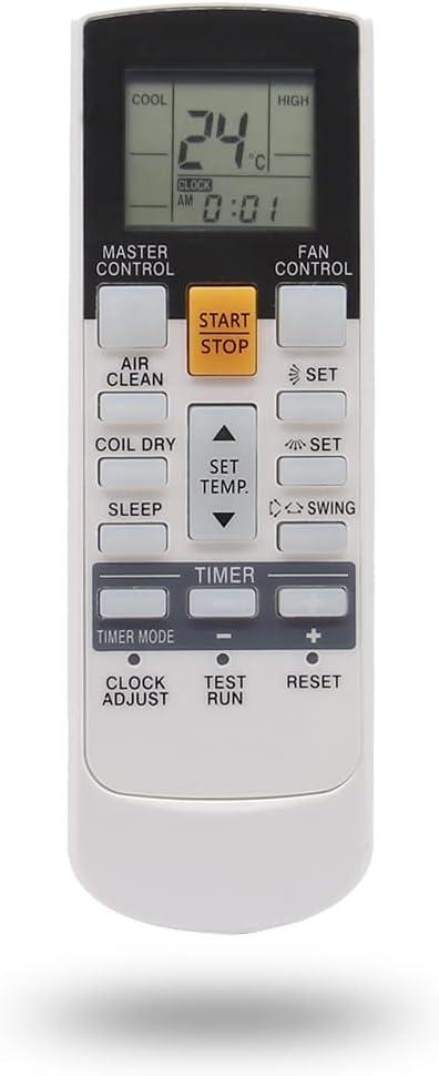 Replacement Remote Control for Fujitsu Air Conditioner ASU24CL1 24CL1 36CLX1 30CLX 30CLX1 ASU24RLXQ1 ASU24RLQ ASU24RLX AR-RY3 AR-RY4 AR-RY5 AR-RY6 AR-RY7 AR-RY12 AR-RY17
