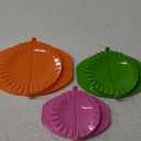Zoie + Chloe Set of 3 Dough Press - Plastic Pastry Shaper & Empanada Maker Press With Crimped Crust Edges - Kitchen Tools For Making Dumplings, Hand Pie, Ravioli, Pierogi, Turnover - 4, 5, 6