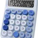 Mr. Pen- Mechanical Switch Calculator, 12 Digit Large LCD Display, Sky Blue with Big Buttons, Mechanical Switch Calculator for Home, School, Office