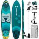 Inflatable Stand Up Paddle Boards with Premium SUP Paddle Board Accessories，10'8'' Paddle Boards Water Ripple Design,Wide Stable Non-Slip Comfort Deck for Adult & Youth