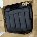 RUNmax RUNFast 12Lbs-140Lbs Weighted Vest with Shoulder Pads, 60 lb, Black