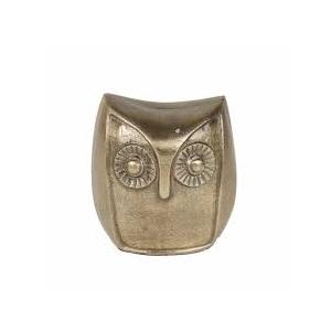 4.5IN Aluminum Owl Gold