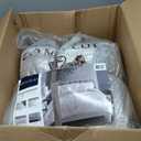 Riverbrook Home Turin Comforter Set, Queen, Silver, 7-Piece Set