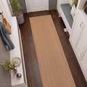 Ottomanson 2x6 Runner Rug, Non-Slip Dirt Trapper Indoor Outdoor Door Mat