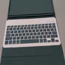 Keyboard Case for iPad 9th/8th/7th Generation 10.2 Inch [Magnetic Detachable Wireless Keyboard][Support 3 System] Flip Stand Case with Pencil Holder for iPad 10.2 2021/2020/2019, Dark Green