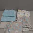 Luvable Friends Unisex Baby Cotton Flannel Receiving Blankets, Basic Elephant 7-Pack, One Size