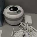 Ultrasonic Retainer Cleaner Machine, 45kHz 200ML Dental Cleaning Pod with 4 Wash Modes, Digital Timer for Denture Cleaner, Aligners, Mouth Guards, Braces, Jewelry & Toothbrush Heads (White) (Standard with 2 Interaction Ports, White_popular Version)