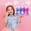 4-Pack Premium Princess Shoes Set - 1.75" Heel Slip On Princess Dress Up Shoes for Little Girls, Durable Pairs of Slip-On Sandal Heels for Kids - Fits Toddler Size 7-10 Multi