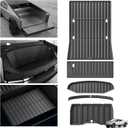 LUCKEASY 5PCS Cargo Liner Mat for Tesla Cybertruck 2023 2024 Accessories Cargo Liner Bed Mat Truck Mats for Tesla Cybertruck Rear Sub Trunk Mat Front Trunk Mat Black