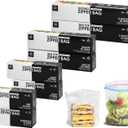 Multi-Variety Pack Slider & Seal Top Zipper Food Storage Bags, 270 Count, Featuring 2 Gallon Size, Zero BPA & Microwave-Safe (8 Boxes, 8 Sizes)