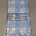 Oigco Light Blue Gingham Tablecloth - 54 x 108 Inches, Rectangle Disposable Light Blue Checkered Tablecloth, Picnic Table Covers for Dining/Camping/Picnic/Outdoor