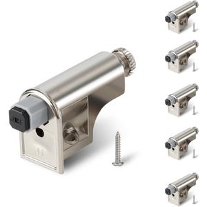 5 Pcs Soft Close Cabinet Door Damper, Universal Soft Close Door Dampers for Cabinet Doors/Wardrobe/Kitchen/Bookcases, Hydraulic Cabinet Buffer Damper, Silent Door Closing, with self-Closing Mechanism