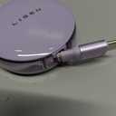 LISEN 240W Retractable USB C Cable, USB C to C Retractable Car Charger Cable, Phone Charger Cord Fast Charging for iPhone 17 16 15 Pro Max Plus/iPad/MacBook/Samsung S24, Travel Essentials (White)