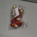 PRETYZOOM 24pcs Christmas Apple Ornaments, 1.3'' Shatterproof Holiday Tree Baubles, Miniature Apple Hanging Pendants for Tree Decoration, Christmas Party Supplies- Assorted Color